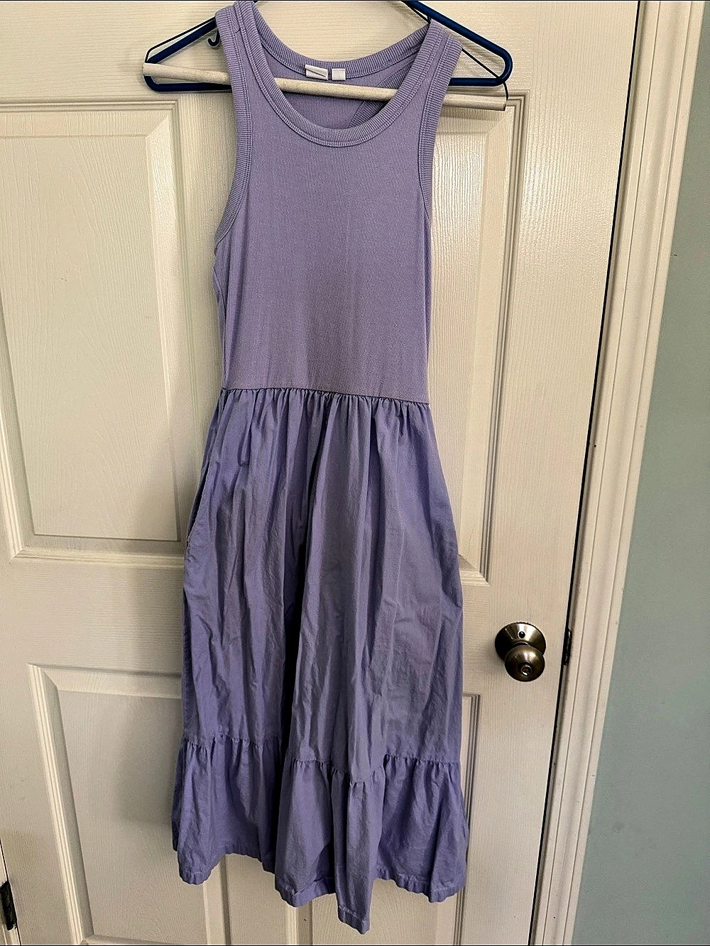 Gap Maxi Tank Dress in Purple Size Small